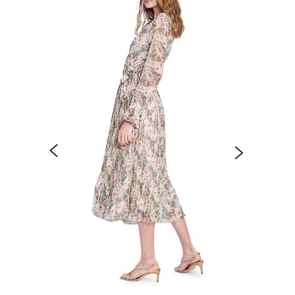 Ensaison pleated midi dress - Picture 3 of 6